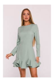 M880 Ruffled hem dress - mint