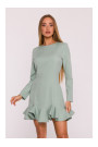 M880 Ruffled hem dress - mint