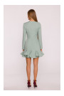 M880 Ruffled hem dress - mint