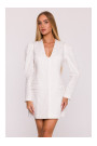 M881 Jacquard blazer dress - cream