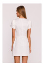 M882 Jacquard mini dress - cream