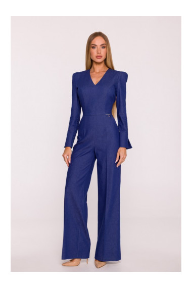 M883 Denim-look jumpsuit - blue