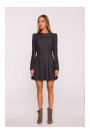 M884 Denim-look dress - graphite