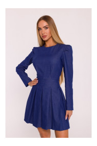 M884 Denim-look dress - blue