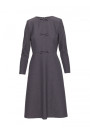 S413 Shift dress with bows - grey