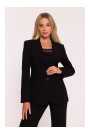 S417 Taliored blazer - black