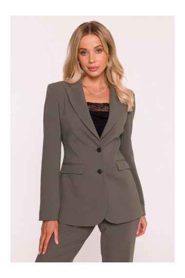 S417 Taliored blazer - khaki