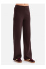 B300 Rib knit trousers - dark chocolate