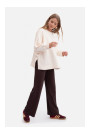B300 Rib knit trousers - dark chocolate