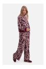 B302 Print knit trousers - model 2