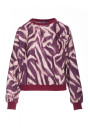 B303 Print knit sweatshirt - model 2