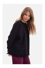 B306 Knit relaxed fit sweatshirt - black