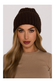 M895 Ribbed beanie - brown