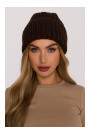M895 Ribbed beanie - brown