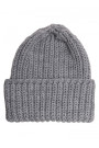 M895 Ribbed beanie - grey
