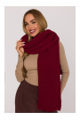 M896 Ribbed scarf - maroon