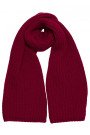 M896 Ribbed scarf - maroon