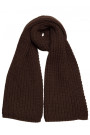 M896 Ribbed scarf - brown