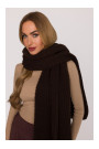 M896 Ribbed scarf - brown