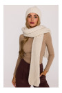 M896 Ribbed scarf - ecru