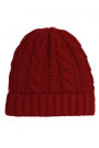 M897 Cable knit beanie - maroon