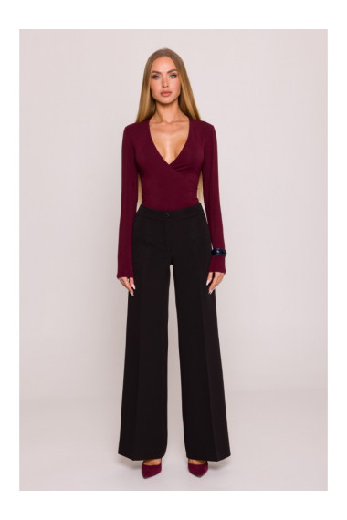 M875 Wide leg trousers - black