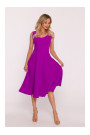 S424 Fit & flare dress - lavender