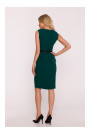 S427 Peplum dress - green