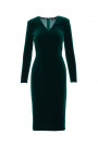 M889 Velvet bodycon dress - green