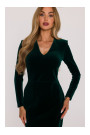 M889 Velvet bodycon dress - green