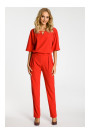 M334 Jumpsuit with kimono sleeve - red