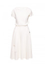 B067 Flared dress - ecru