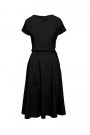 B067 Flared dress - black