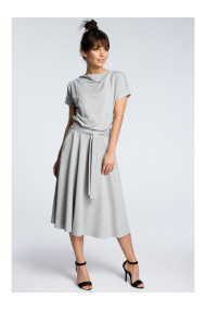 B067 Flared dress - grey
