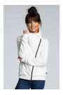 B071 Zipped sweatshirt - ecru