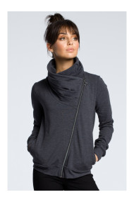 B071 Zipped sweatshirt - graphite