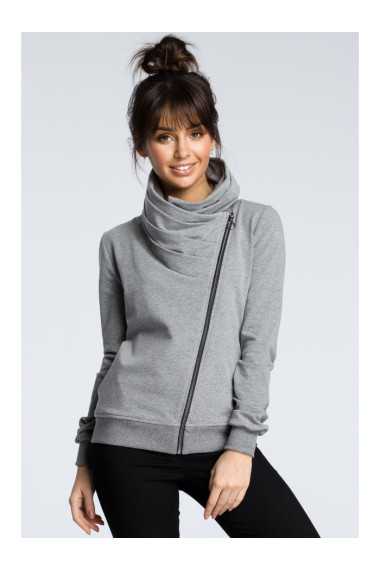 B071 Zipped sweatshirt - grey