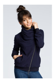 B071 Zipped sweatshirt - navy blue
