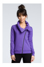 B071 Zipped sweatshirt - purple