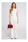 S115 Wide leg jumpsuit - ecru