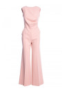 S115 Wide leg jumpsuit - powder
