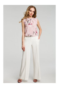 M378 Wide leg trousers - ecru