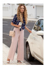 M378 Wide leg trousers - powder