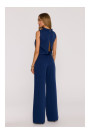 M382 Jumpsuit with split back - navy blue