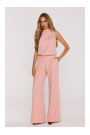 M382 Jumpsuit with split back - powder