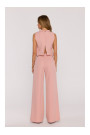 M382 Jumpsuit with split back - powder
