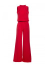 M382 Jumpsuit with split back - red