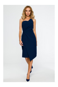 M409 Pencil badeau dress - navy blue