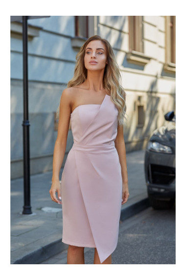 M409 Pencil badeau dress - powder