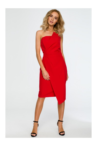 M409 Pencil badeau dress - red